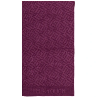 Πετσέτα Θαλάσσης Icon Aubergine 90x170 Feel and To