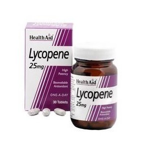 Health Aid Lycopene 25mg Αντιοξειδωτικό για τον Πρ