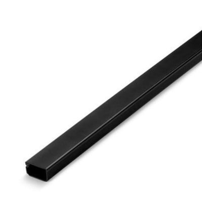 Cable Trunking With Sticker 12X15Mm (1M) Black