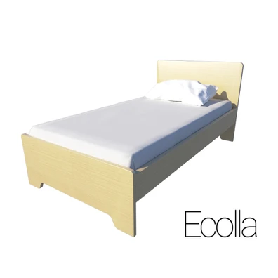  Παιδικό Μονό Κρεβάτι Δρυς 90x190/200  Irven  Ecol