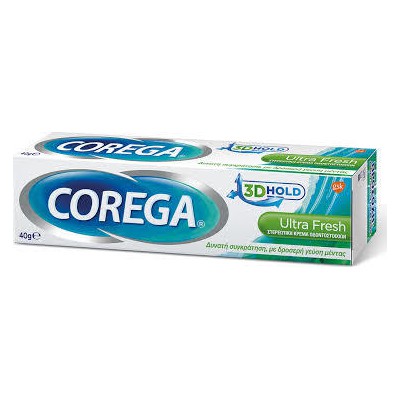 Corega 3D Hold Ultra Fresh Στερεωτική Κρέμα Οδοντο