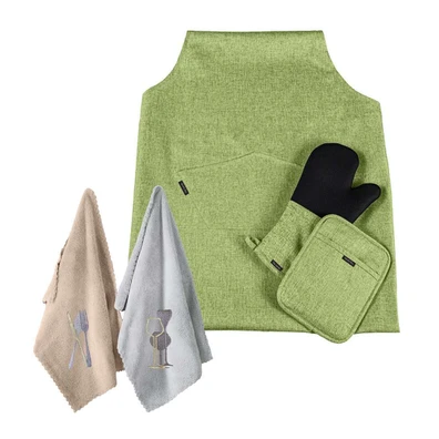 Σετ 5τμχ Κουζίνας Cook set Green guy Laroche  100%