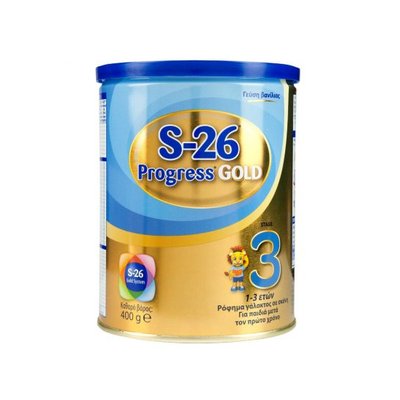S 26 Progress Gold No3 Βρεφικό Γάλα Σε Σκόνη Από 12 Μηνών 400g