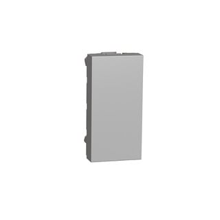 New Unica 1 Module Blind Cover Aluminium NU986530