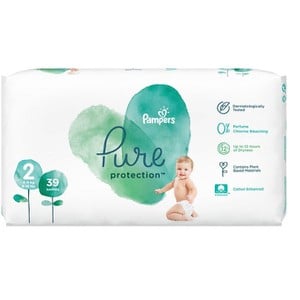 PAMPERS Pure cotton N2 4-8kg 39πάνες