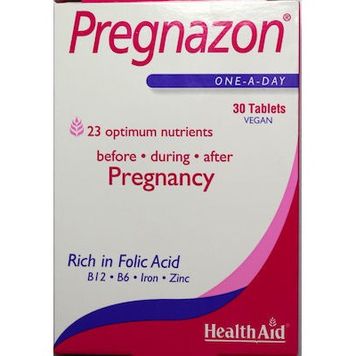 HEALTH AID PREGNAZON 30TABS