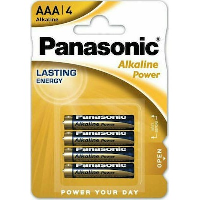 PANASONIC Μπαταρίες Alkaline Power AΑΑ 4 Τεμάχια