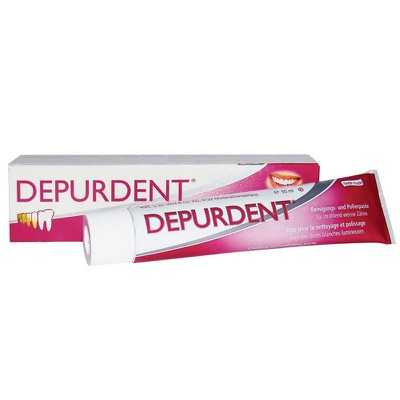 Depurdent - Οδοντόκρεμα Καθαρισμό Γυάλισμα & Λεύκανση (70gr) - 50ml