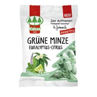 Kaiser Grune Minze Eukalyptus Citrus 60gr - Καραμέλες Για Το Βήχα Με Δυόσμο, Ευκάλυπτο & Lime