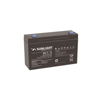 Lead Battery SPA6-12 6V 12Ah Sunlight 0112194-0313