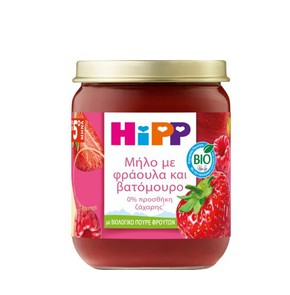 Hipp Fruit Cream Apple with Strawberry & Raspberry
