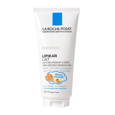LA ROCHE-POSAY Lipikar Lait Γαλάκτωμα Σώματος Με Λιπίδια Κατά Της Ξηρότητας 200ml