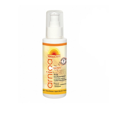 VAROUSDERM Arnica Cream Φυτική Κρέμα Για Ανακούφιση & Αναζωογόνηση 100ml