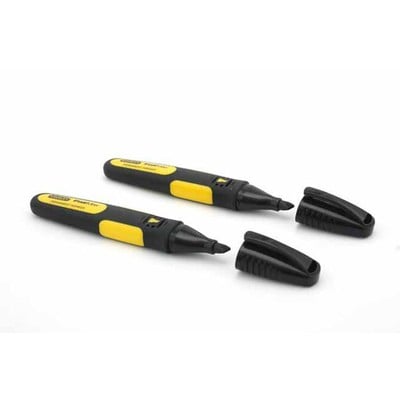 Permanent Marker Black 2 Pieces Set