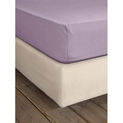 Σεντόνι Μονό με Λάστιχο Unicolors - Pale Mauve Nim