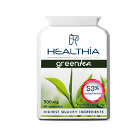 HEALTHIA GREEN TEA 500MG 90CAPS