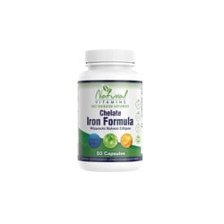 Natural Vitamins Iron Chelate Formula 50 caps