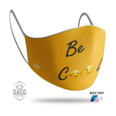SAGG Παιδική Υφασμάτινη Μάσκα Be Cool 6-12 Ετών