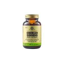 Solgar Siberian Ginseng Root Extract Dietary Supplement To Stimulate the Organism & Strengthen the Defense 60 herbal capsules