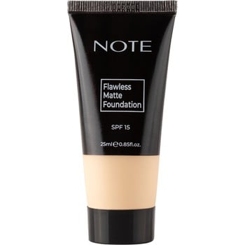 NOTE FLAWLESS MATTE FOUNDATION 01 25ml