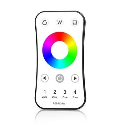 Remote Control For Rgb/Rgbw Led Strip 4 Zones Rf 2