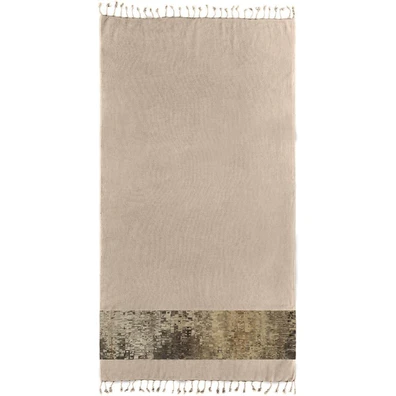 Πετσέτα Θαλάσσης-Παρεό Pestemal 6 Beige 90x170 guy