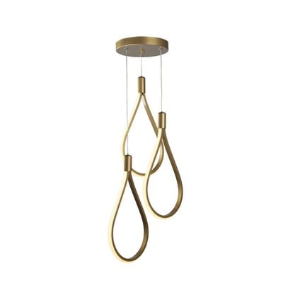 Pendant Light 3/L Led Nooses Oxide Led 24Watt 1600