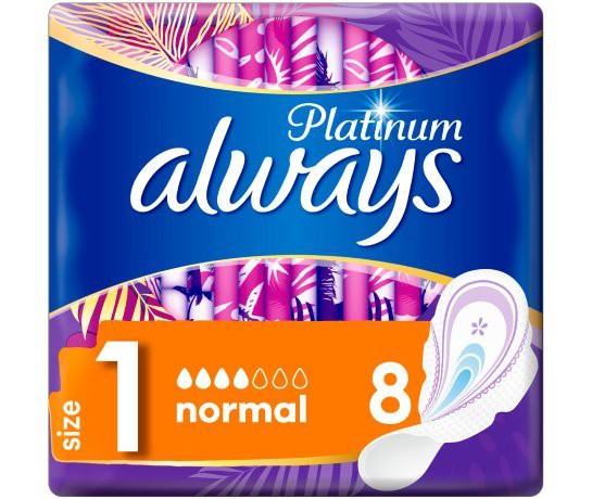 Always Sensitive Normal Ultra Sanitary Towels 16 Pads Normal (No wings) 16