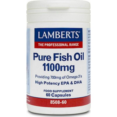 Lamberts Pure Fish Oil 1100mg 60caps