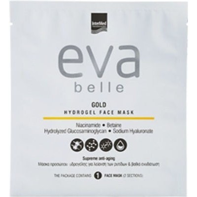 EVA Belle Gold Hydrogel Face Mask Μάσκα Προσώπου Υδρογέλης Με Χρυσό Για Λείανση Ρυτίδων & Βαθιά Ενυδάτωση 