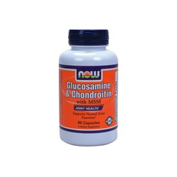 Now Glucosamine & Chondroitin 1500mg/1200mg with MSM, 90 Caps