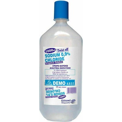 DEMO Sodium 0.9% Chloride Στείρο Ισότονο Διάλυμα Έκπλυσης, 1000 ml