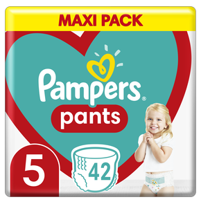 Pampers Pants Μέγεθος 5 (12-17kg),  42 Πάνες - Βρα