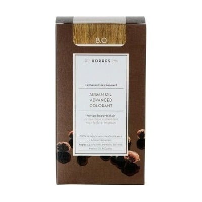 Korres Argan Oil Advanced Colorant 8.0 Ξανθό Ανοιχ