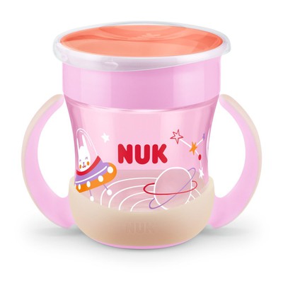 NUK Mini Magic Cup Night Ποτηράκι Mε Χείλος Και Καπάκι Από 6 Μηνών, 160ml 10.751.352 Σε Διάφορα Χρώματα