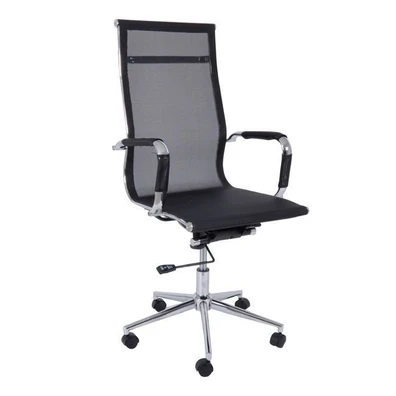 Desk Armchair/White PU