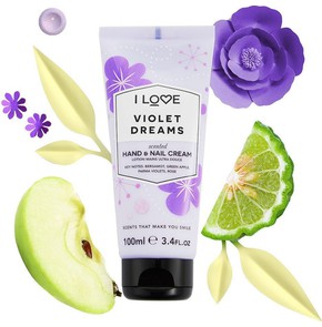 I Love Hand And Nail Cream Violet Dreams-Ενυδατική