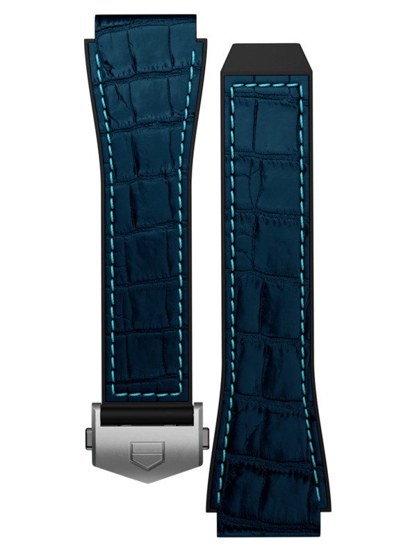 Connected Blue Rubber Strap