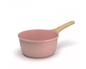 Cookut Κατσαρολάκι Αντικολλητικό 16cm Ροζ Marshmallow