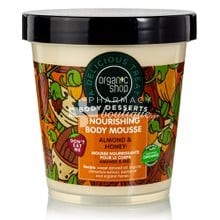 Organic Shop Body Desserts Nourishing Body Mousse Almond & Honey - Μους θρέψης σώματος, 450ml