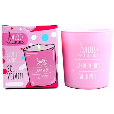 ALOE COLORS SCENTED CANDLE SO VELVET