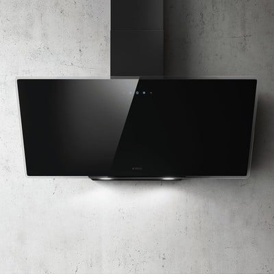 Wall Mounted Chimney Hood Shire Bl/A/90 90cm Black