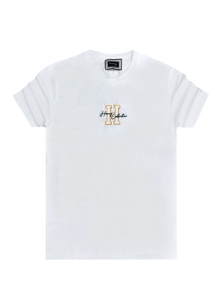 Henry clothing hologram patch tee - white