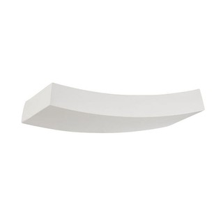 Απλίκα Τοίχου Γύψινη R7S Κυρτή Λευκή Ceramic 40718