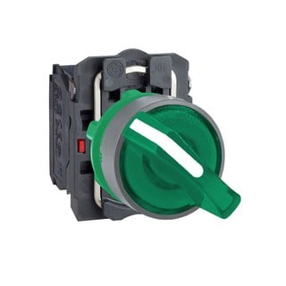 Illuminated Selector Switch Green Harmony XB5AK123