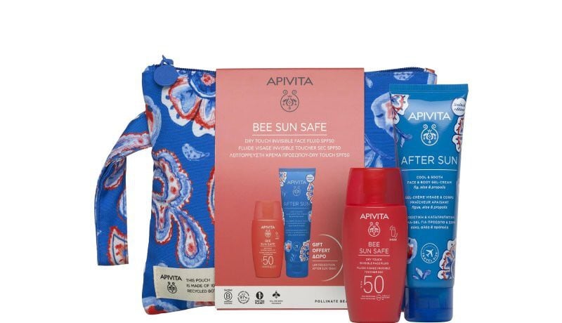 Apivita Bee Sun Safe Dry Touch Invisible Face Fluid Sunscreen