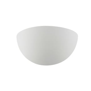 Wall Lamp Gypsum E14 White Closed Ceramic 4088400