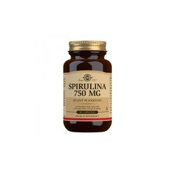 Solgar Spirulina 750mg Nutritional Supplement Spirulina 80 tabs 