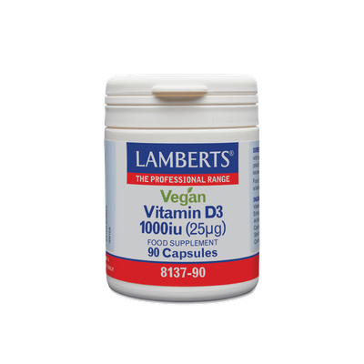 Lamberts Vegan Vitamin D3 1000iu 90caps