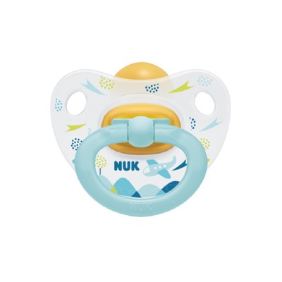Nuk Happy Kids Latex Orthodontic Pacifier with Blu